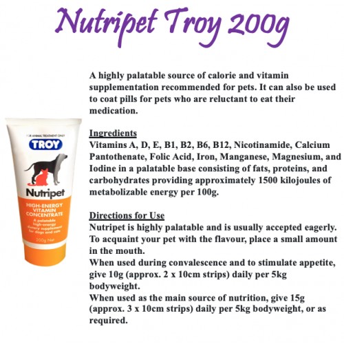 Nutripet troy cheap